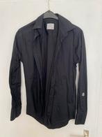 Zwarte overhem maat M, Ophalen of Verzenden, Zo goed als nieuw, Zwart, Halswijdte 39/40 (M)