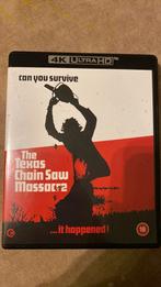 The texas chain saw massacre 4K blu ray, Cd's en Dvd's, Blu-ray, Ophalen of Verzenden, Zo goed als nieuw, Horror