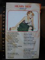 kaart Hilary Duff, Ophalen of Verzenden, 1980 tot heden, Sterren en Beroemdheden