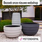 POTTENSHOP Bloempot groot Hoge pot zand pot plantenbak, Tuin, Kunststof, Verzenden, Minder dan 60 cm