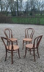 Set van 4 Thonet stoelen,  vroege editie 1890, Ophalen of Verzenden