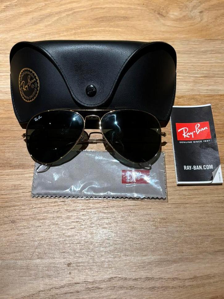 ray ban aviator, Sieraden, Tassen en Uiterlijk, Zonnebrillen en Brillen | Heren, Zo goed als nieuw, Zonnebril, Ray-Ban, Groen