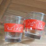 2 Jip en Janneke kinderglazen Fiep Westendorp, Verzamelen, Glas en Borrelglaasjes, Ophalen of Verzenden, Zo goed als nieuw, Overige typen