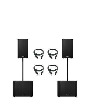Pioneer DJ XPRS122 + XPRS1182ST SET Speaker Set beschikbaar voor biedingen
