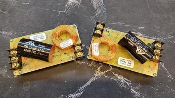 2weg crossovers 4ohm - 2750hz - 6db - 110/175watt als nieuw  beschikbaar voor biedingen