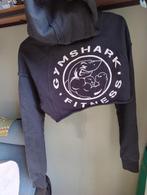 Gymshark Crop Top Hoodie, Zwart, Ophalen of Verzenden, Maat 34 (XS) of kleiner, Gymshark