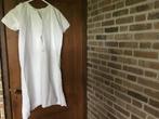 Oud nachthemd Linnen 75 jaar met geborduurde letters PCM 12, Antiek en Kunst, Curiosa en Brocante, Ophalen of Verzenden