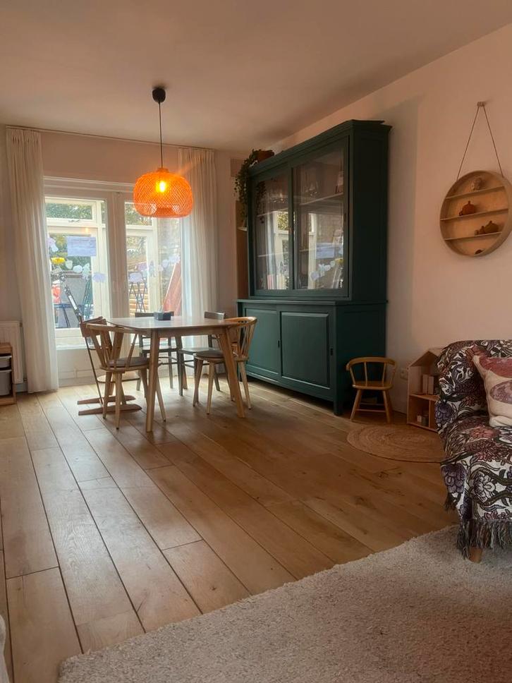 Massief Eiken Vloer - 35m2, Doe-het-zelf en Verbouw, Vloerdelen en Plavuizen, Gebruikt, Vloerdelen of -planken, Hout, 150 cm of meer