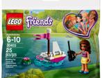 Lego Friends 30403 Olivia met op afstand bestuurbare boot, Kinderen en Baby's, Complete set, Ophalen of Verzenden, Lego, Zo goed als nieuw