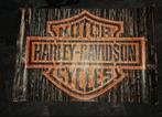 Tuinposter 120x80 Harley Davidson, te koop, Ophalen of Verzenden, Zo goed als nieuw