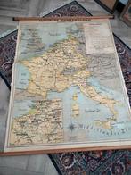Oude schoolkaart Europa - 150x118 cm, Antiek en Kunst, Antiek | Schoolplaten, Ophalen of Verzenden, Aardrijkskunde