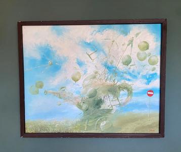 Uniek Schilderij op paneel door Valeriu Buev 88x71 cm beschikbaar voor biedingen