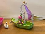 Playmobil 9105 Elf met boot en zwaan meeneemkoffer, Ophalen of Verzenden, Zo goed als nieuw, Complete set