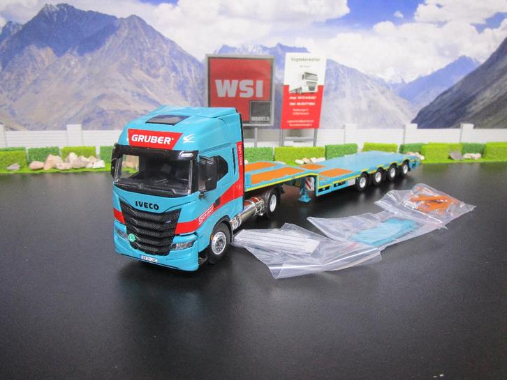 Wsi 01-3909 Iveco S-Way High , Gruber, Hobby en Vrije tijd, Modelauto's | 1:50, Nieuw, Bus of Vrachtwagen, Wsi, Ophalen