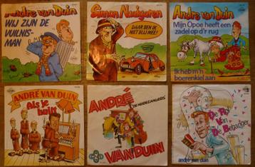 29x  oude 45 toeren platen / singles ANDRE VAN DUIN beschikbaar voor biedingen