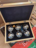 Jeu de Boules Set in Houten Kist, Een of twee spelers, Ophalen of Verzenden, Gebruikt, Reisspel