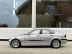 1:18 BMW E46 3-serie 330i zilver 1998 UT Models Dealer Edit., Hobby en Vrije tijd, Modelauto's | 1:18, UT Models, Auto, Ophalen of Verzenden