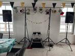 Complete geluids en lichtinstallatie  te koop carnavalswage, Ophalen, Gebruikt, Verjaardag