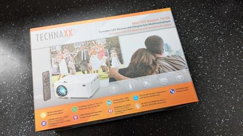 Technaxx mini LED beamer TX-113, Audio, Tv en Foto, Beamers, Nieuw, LED, Ophalen of Verzenden