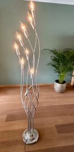 RVS Staande Lamp met Dimmer, Ophalen, Zo goed als nieuw, Metaal, 150 tot 200 cm