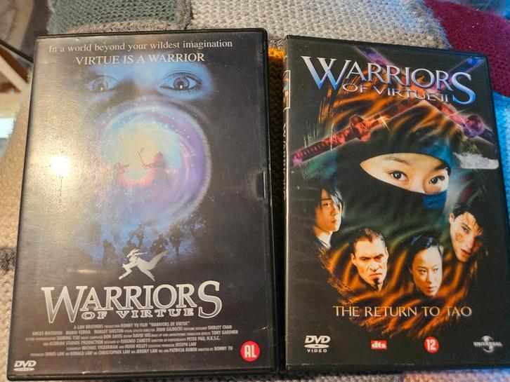 Dvd: Warriors of virtue deel 1 en 2, Cd's en Dvd's, Dvd's | Science Fiction en Fantasy, Zo goed als nieuw, Fantasy, Vanaf 12 jaar