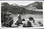 St. Bernhard-Kirche am Spitzingsee mit Bodenschneid, 1955, Verzamelen, Ansichtkaarten | Buitenland, 1940 tot 1960, Gelopen, Duitsland