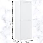 Prullenbak 2 vakken - Afvalemmer 30 Liter-Metaal-33x25x93cm, Huis en Inrichting, Woonaccessoires | Prullenbakken, Ophalen, Nieuw