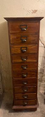 Apothekerskastje hout, Huis en Inrichting, Ophalen, 1 of 2 laden, 50 tot 100 cm, Zo goed als nieuw