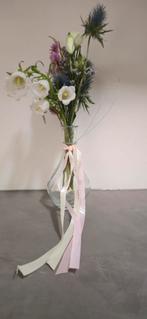 9x Bloemen vaasje / deco / bruilloft / accessoires / hang, Ophalen of Verzenden