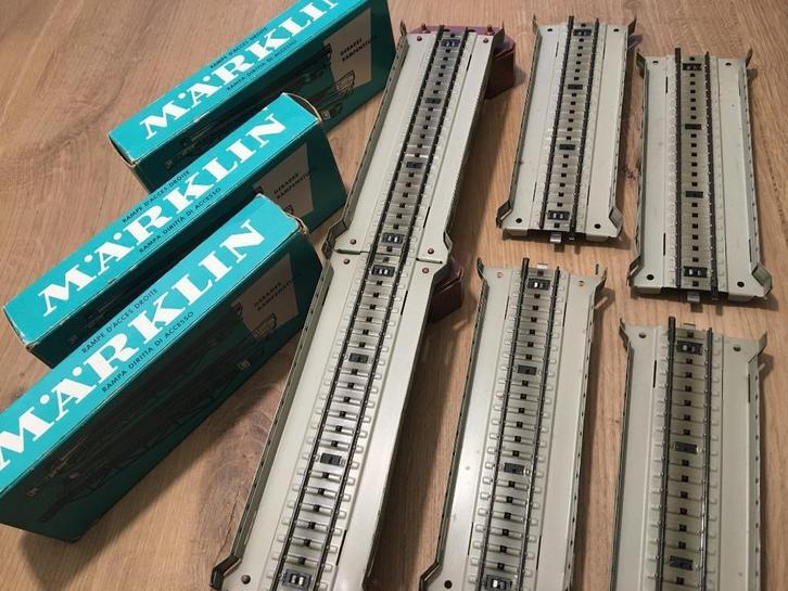 Marklin Brugdelen, Hobby en Vrije tijd, Modeltreinen | H0, Zo goed als nieuw, Brug, Tunnel of Gebouw, Wisselstroom, Märklin, Ophalen of Verzenden