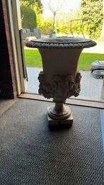 Prachtige hoge vaas in de kleur warm wit, Huis en Inrichting, Ophalen, Zo goed als nieuw, Wit, Minder dan 50 cm