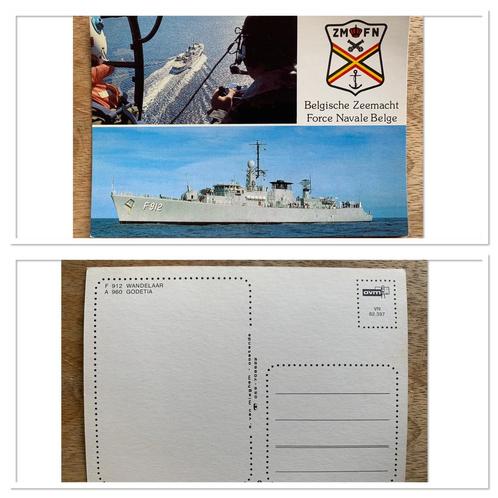 F912 Wandelaar & A960 Godetia Ansichtkaart, Verzamelen, Militaria | Algemeen, Ophalen of Verzenden
