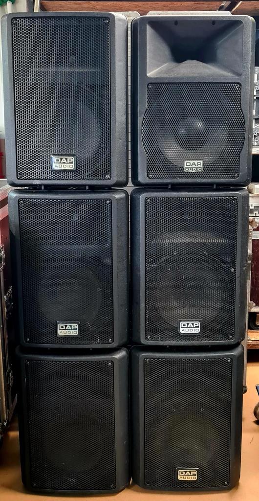 DAP K 112 SPEAKERS 6X, Muziek en Instrumenten, Versterkers | Keyboard, Monitor en PA, Gebruikt, Minder dan 500 watt, Ophalen