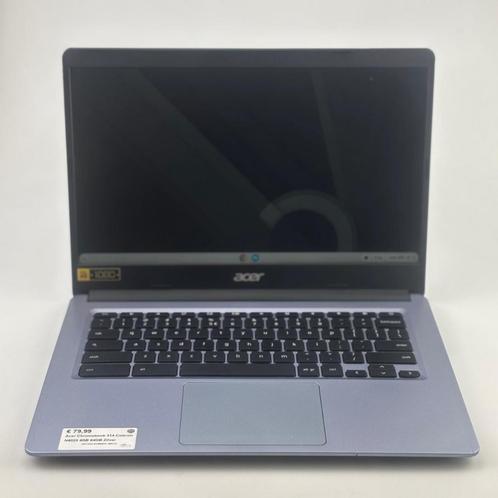 Acer Chromebook 314 Celeron N4020 4GB 64GB Zilver, Computers en Software, Chromebooks, Zo goed als nieuw