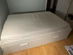 Ikea bed, Huis en Inrichting, Slaapkamer | Bedden, Ophalen, Gebruikt, Wit, Twijfelaar