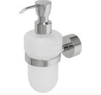 Plieger Murcia Zeepdispenser - Matglas - Inox NIEUW!, Doe-het-zelf en Verbouw, Sanitair, Nieuw, Toilet, Ophalen of Verzenden