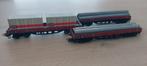 3 Märklin DB lageboordwagens met lading artnr 4614, Hobby en Vrije tijd, Modeltreinen | H0, Arnold, Gelijkstroom, Wagon, Ophalen of Verzenden