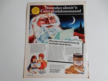 Sinterklaas met Calvé reclame + extra. van 1981. beschikbaar voor biedingen