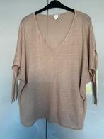 Beige linnen shirt H&M XL ZGAN, H&M, Beige, Maat 46/48 (XL) of groter, Ophalen of Verzenden