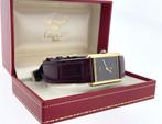 Cartier Tank Large Burgundy Red Full Set - 1982 / Nieuwstaat, Overige materialen, Leer, Cartier, Parijs
