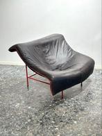 1980 Vintage Butterfly Fauteuil – Gerard van den Berg, Ophalen of Verzenden, Zo goed als nieuw, Leer