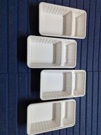 4x hard plastic patatbakje - patat of chips uit harde bak, Ophalen of Verzenden, Zo goed als nieuw