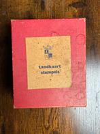 Landkaart stempel retro uit onderwijs - Nederland, Ophalen of Verzenden, Overige typen