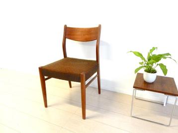 retro vintage stoel eetkamerstoel jaren 60 design teak beschikbaar voor biedingen