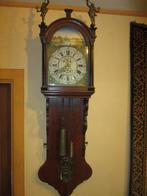 Antieke Friese staartklok compleet zeer mooi beschilderd, Antiek en Kunst, Ophalen