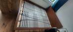 Ikea Malm bed 160 cm met Luroy lattenbodems, Huis en Inrichting, Ophalen, Gebruikt, Bruin, Tweepersoons