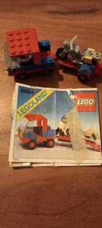 Vintage LEGO Legoland 6654 Motorbike Transporter, Ophalen, Gebruikt, Complete set, Lego