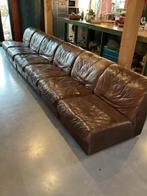 Grote vintage leren elementen bank  design Laauser (De Sede), Huis en Inrichting, Banken | Bankstellen, Ophalen, Vintage design jaren 70