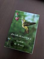 Gelukskaartjes Saskia de Bruin - Zo goed als nieuw!, Boeken, Esoterie en Spiritualiteit, Ophalen of Verzenden, Zo goed als nieuw