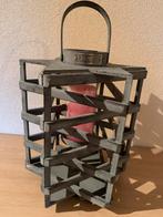 Houten grijze kaarsen kandelaar van Lifestyle, Ophalen, Zo goed als nieuw, Hout